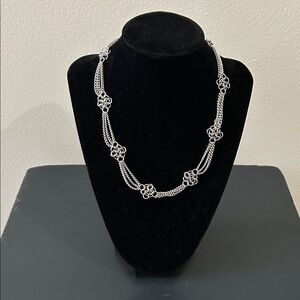 Chic Silver Chain Necklace